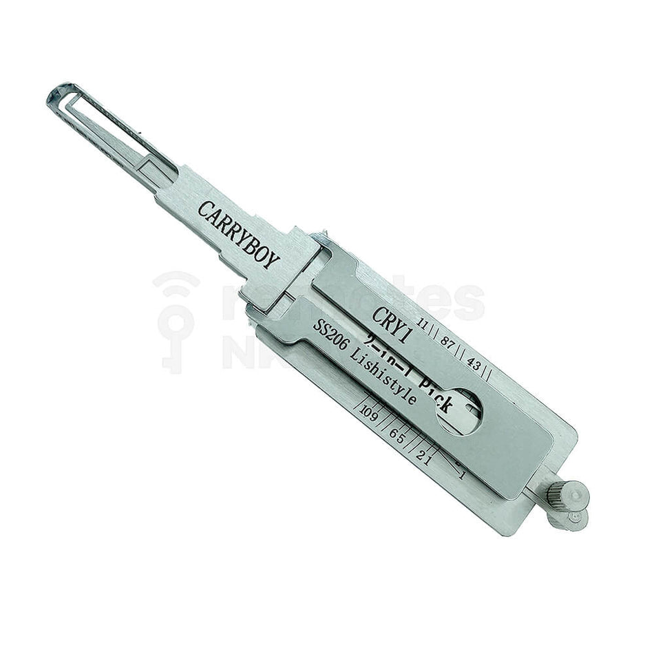 Carryboy Canopy/ Side Windows CRY1 Original Lishi 2-In-1 Pick Decoder (11 Cuts)