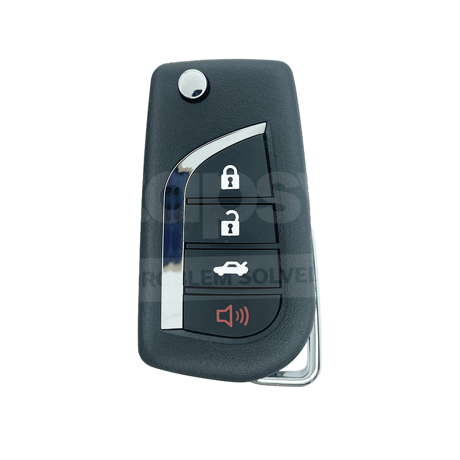 Toyota Camry Corolla 2018-2023 3+1 Buttons Flip Remote Key 312/314MHz 89070-06790
