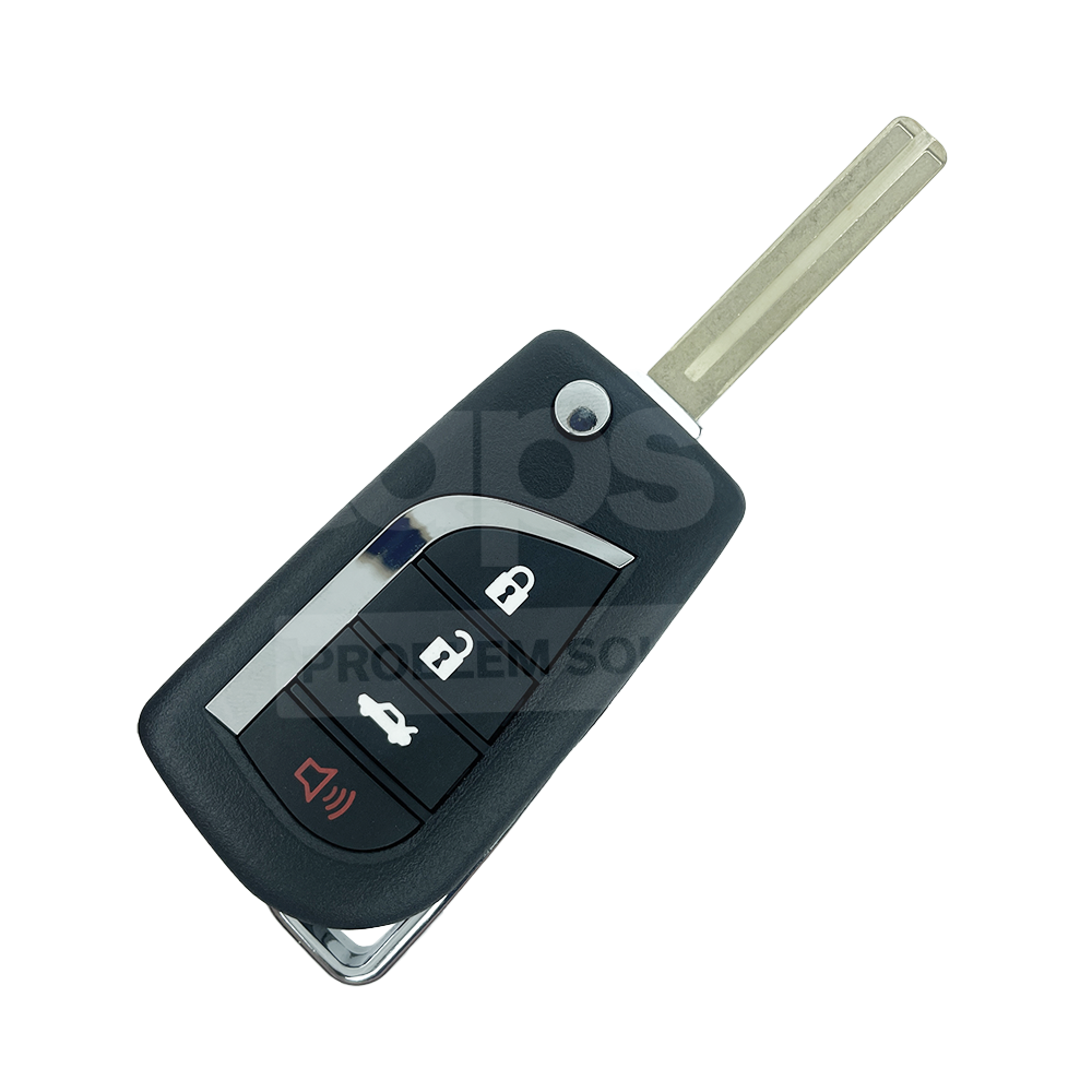 Toyota Camry Corolla 2018-2023 3+1 Buttons Flip Remote Key 312/314MHz 89070-06790