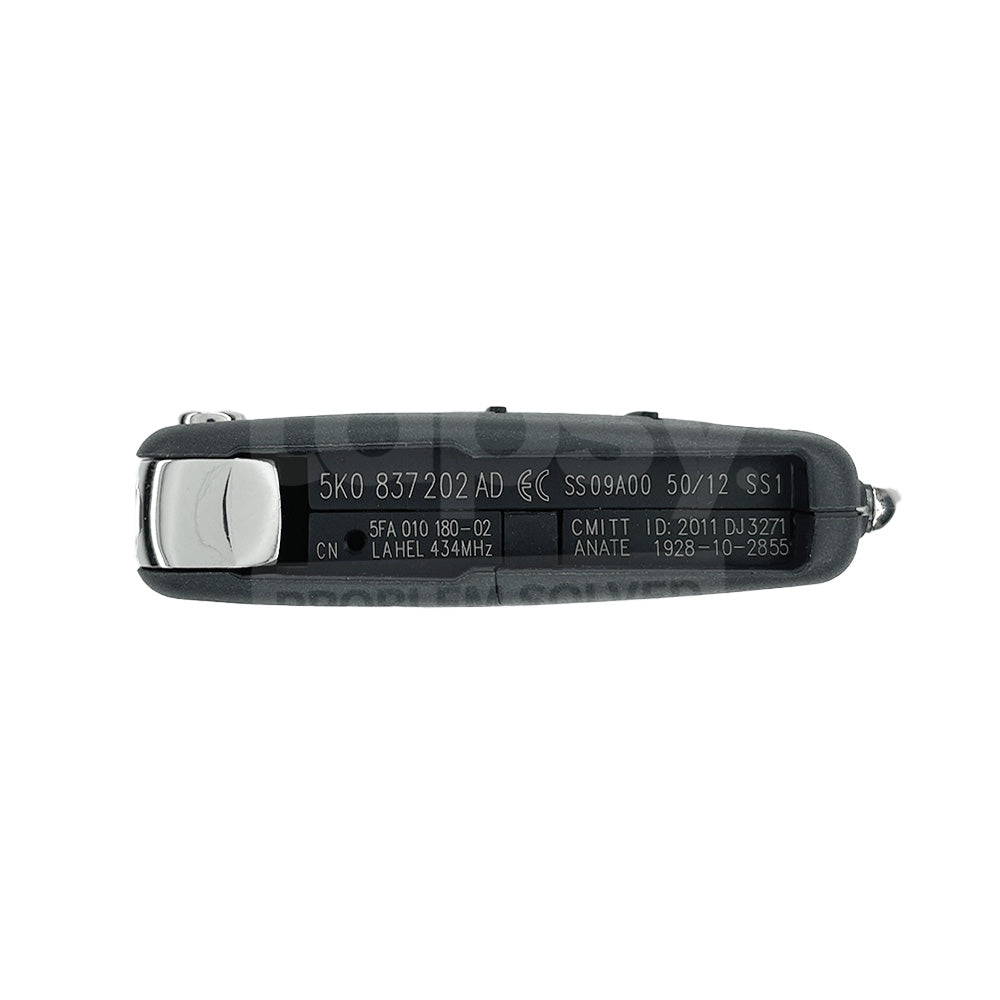 VOLKSWAGEN Amarok 2011-2018 2 Buttons Flip Remote Key 7E0837202AD / 7E0837202BD