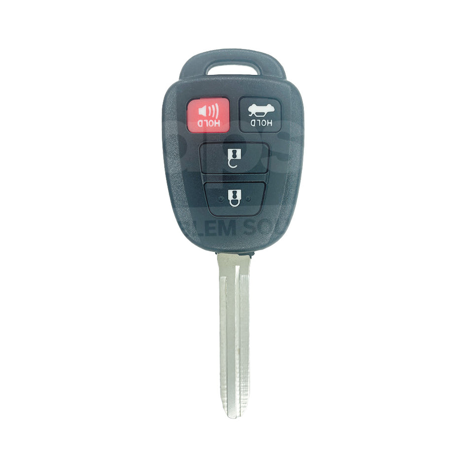 TOYOTA Yaris 2011-2019 3+1 Buttons Remote Key 314MHz 89070-52D70