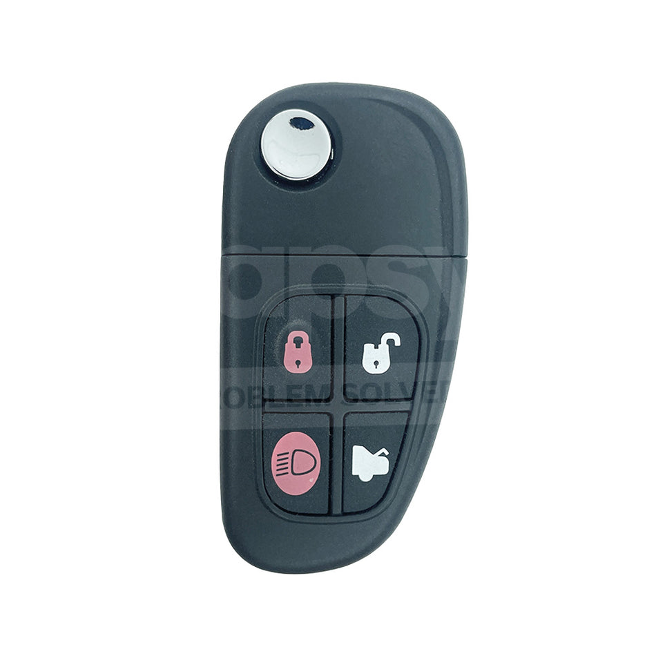 Jaguar X-Type 2001-2010 4 Buttons Flip Remote Key 4D60 433MHz 1X4315K601AB FCC ID: CWTWB1U243