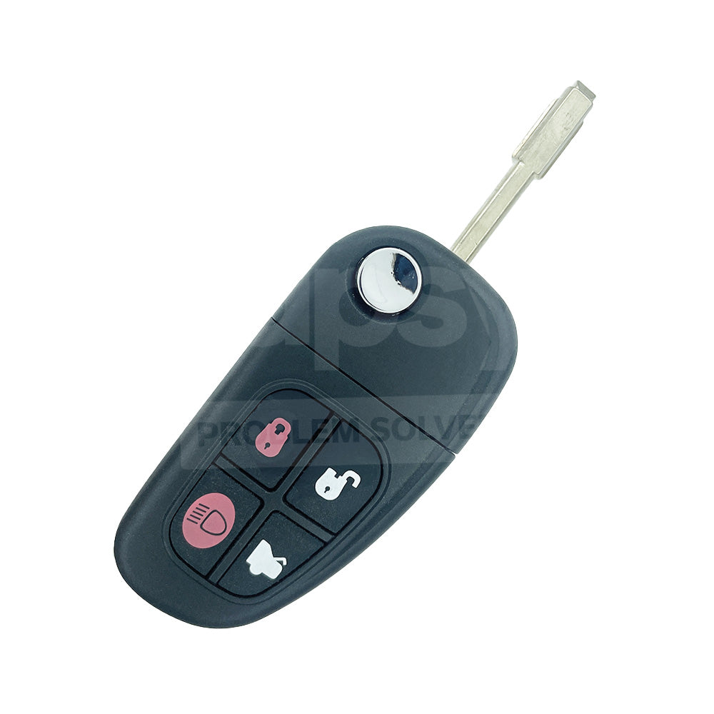 Jaguar X-Type 2001-2010 4 Buttons Flip Remote Key 4D60 433MHz 1X4315K601AB FCC ID: CWTWB1U243
