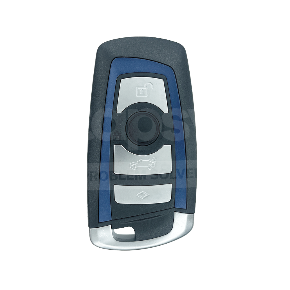 BMW CAS4 System 4 Buttons Smart Remote Key ID49 434MHz Blue
