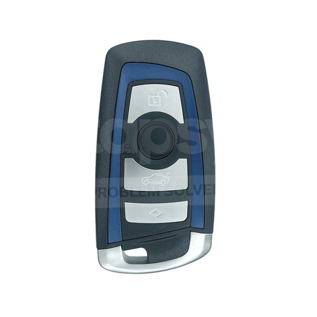 BMW CAS4 System 4 Buttons Smart Remote Key ID49 434MHz Blue