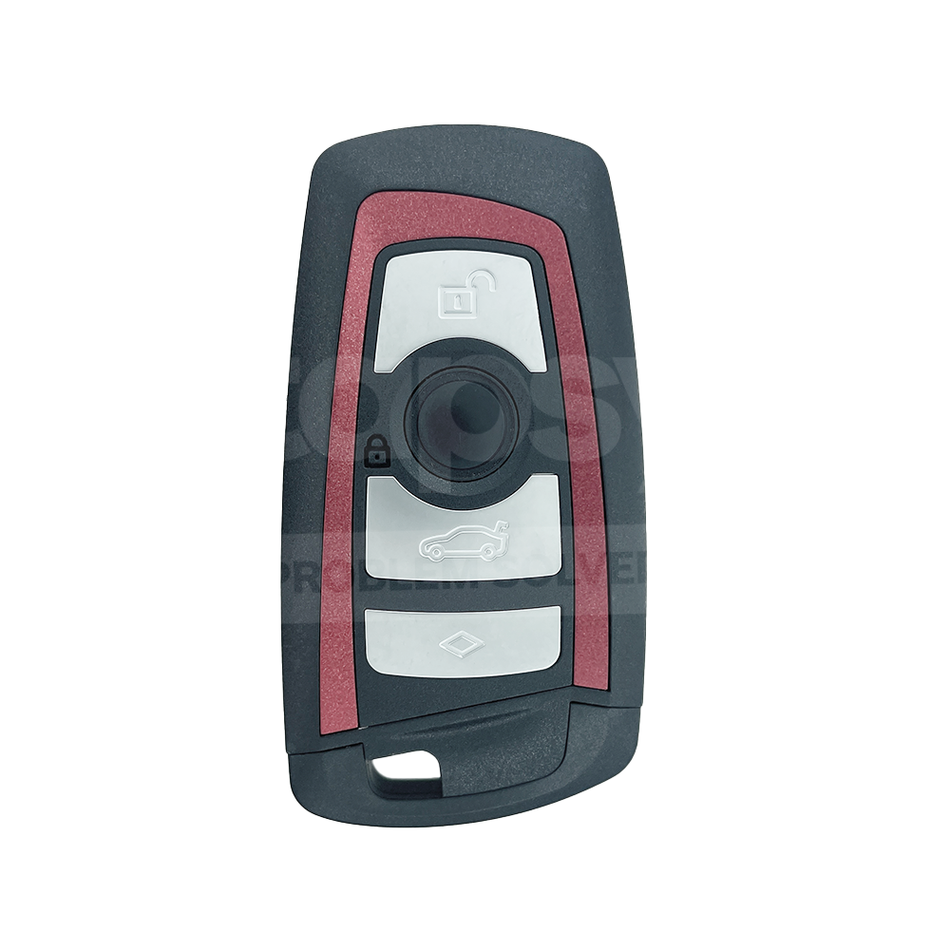 BMW FEM System 4 Buttons Smart Remote Key ID49 434MHz Red