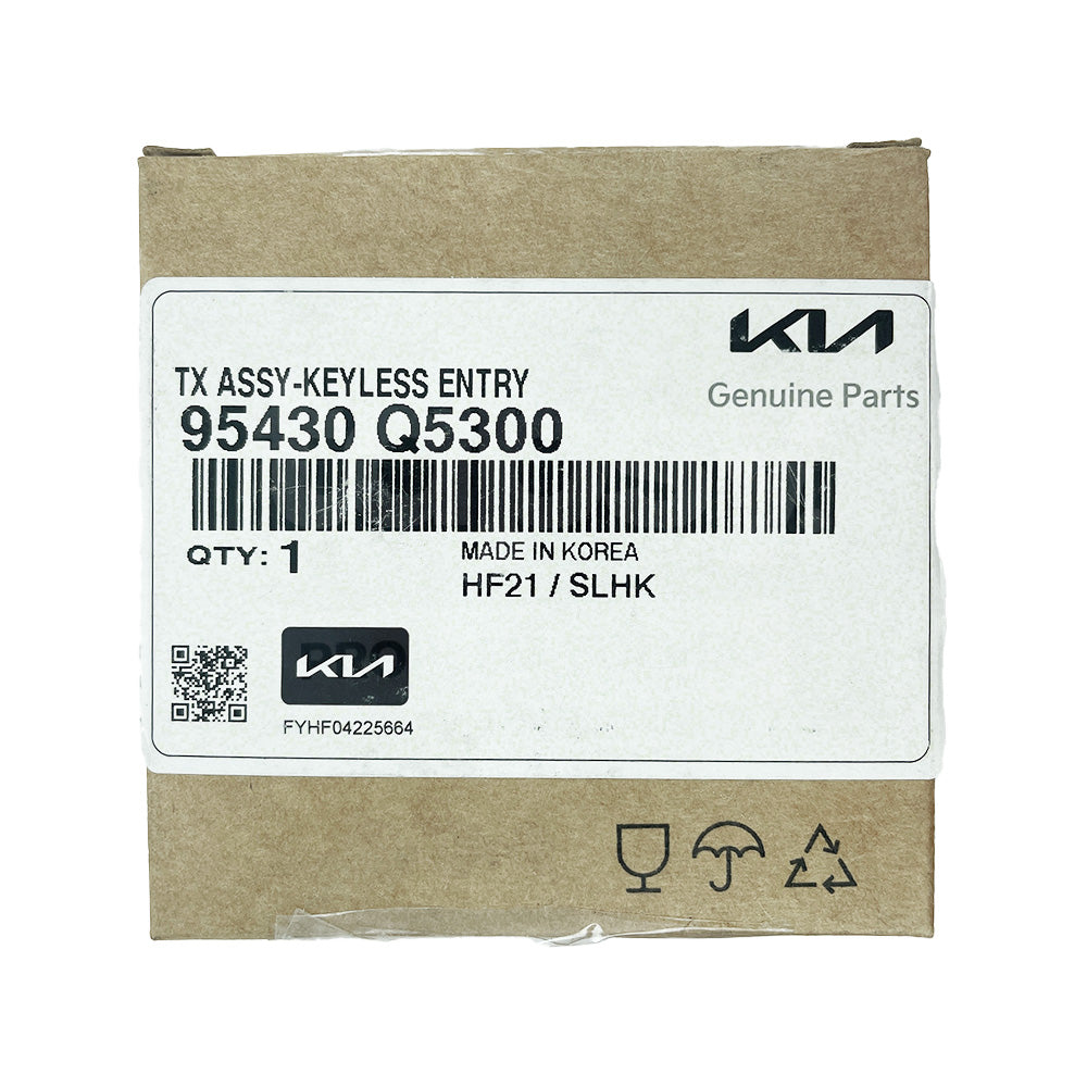 Kia Seltos 2020 Genuine 3 Buttons Flip Remote 433MHz 95430-Q5300