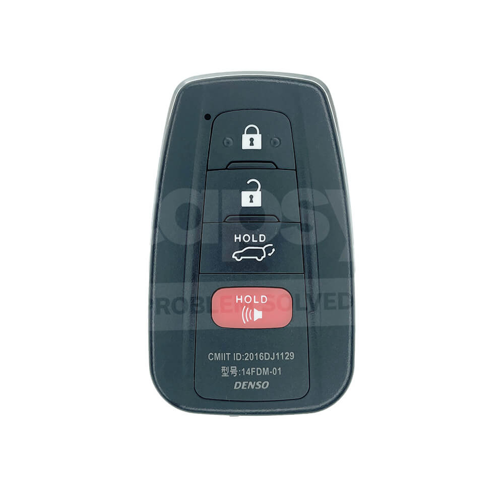TOYOTA Camry 2018-2021 Original 3+1 Buttons Smart Remote Key 8A 312/314MHz 89904-06220