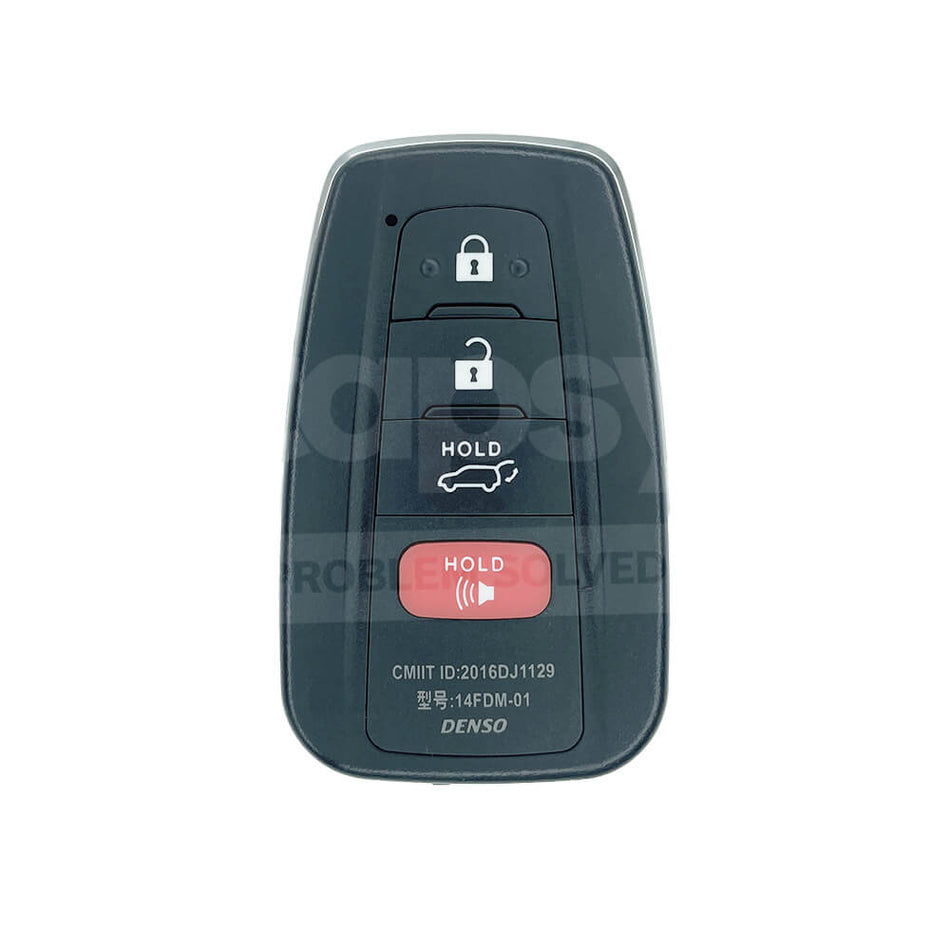 TOYOTA Camry 2018-2021 Original 3+1 Buttons Smart Remote Key 8A 312/314MHz 89904-06220