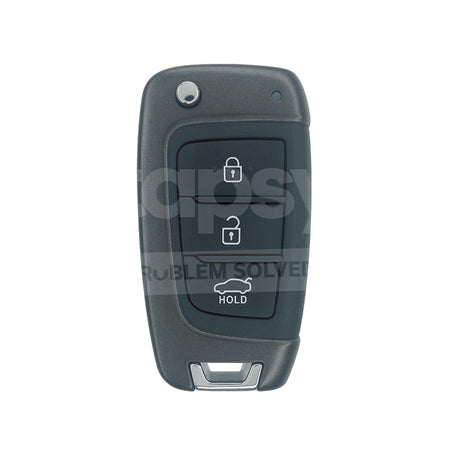 Hyundai 2017 3 Buttons Flip Remote Key Shell/Case KIA9 Blade