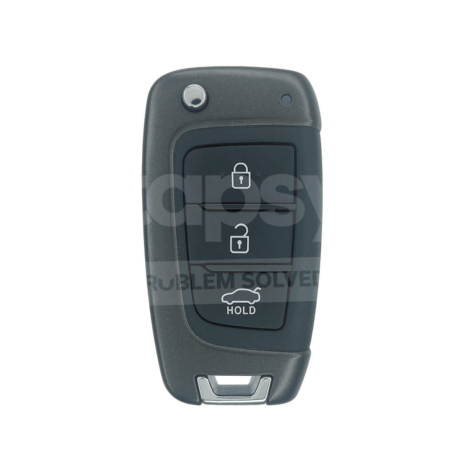 Hyundai 2017 3 Buttons Flip Remote Key Shell/Case KIA9 Blade