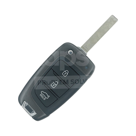 Hyundai 2017 3 Buttons Flip Remote Key Shell/Case KIA9 Blade