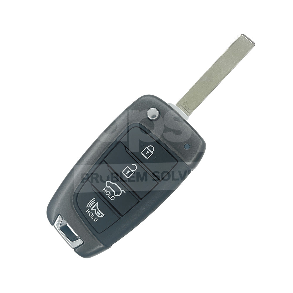 Hyundai 2017 3+1 Buttons Flip Remote Key Shell/Case KIA9 Blade
