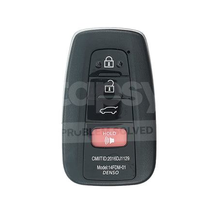 Toyota Rav4 4 Buttons 2019-2022 Smart Remote Shell SUV VVDI XM38 Compatible