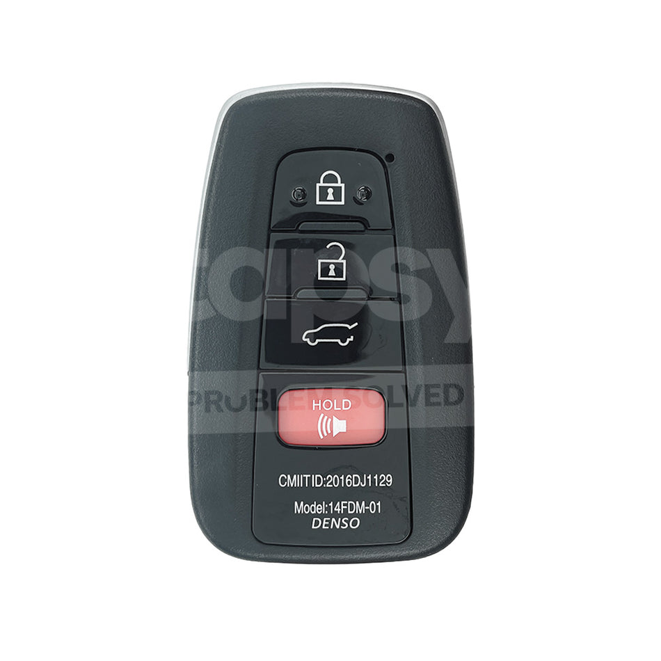 Toyota Rav4 4 Buttons 2019-2022 Smart Remote Shell SUV VVDI XM38 Compatible