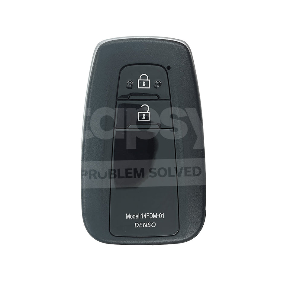 Toyota RAV4 Prado 2019 Smart Remote Key Shell 2 Buttons VVDI XM38 Compatible