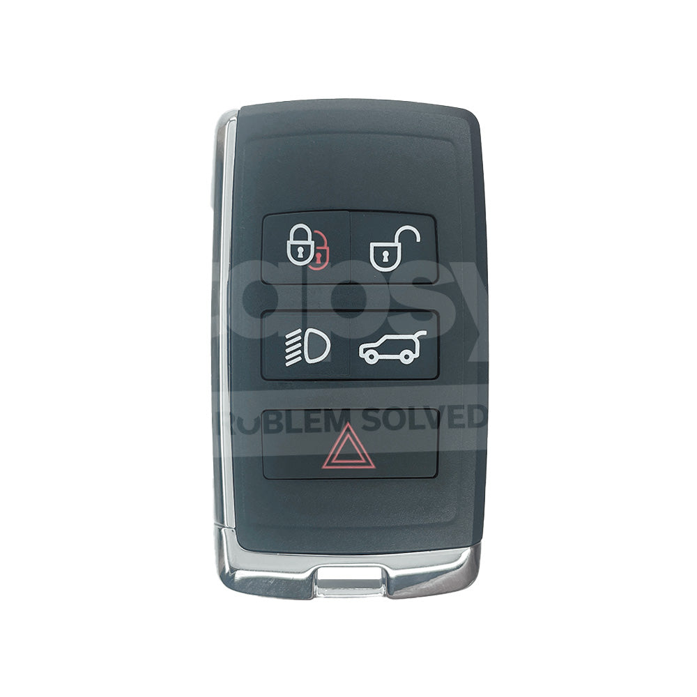 LAND ROVER 4+1 Buttons Smart/Prox Remote Key Shell/Case With HU101 Emergency Blade