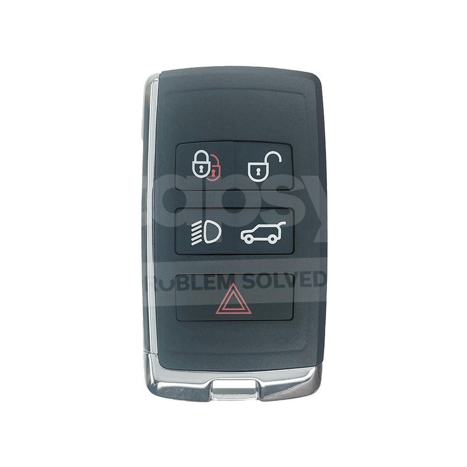 Jaguar/Land Rover 4+1 Buttons Smart Remote Key Shell/Case With HU101 Emergency Blade