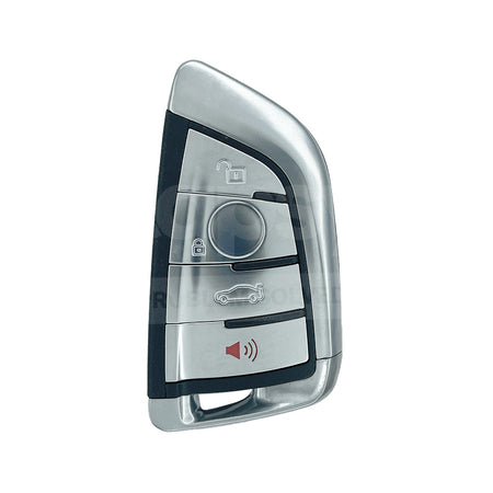BMW M-Sport 3+1 Buttons Smart Remote Key Shell/Case With Emergency Blade