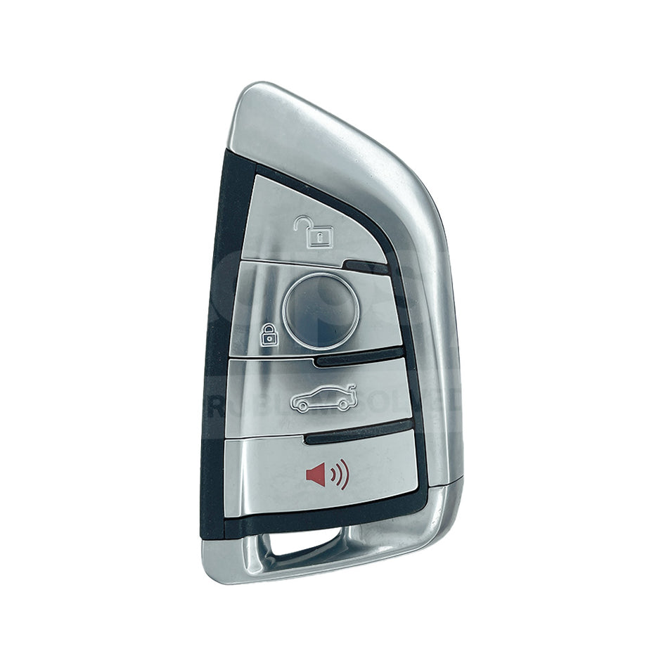 BMW M-Sport 3+1 Buttons Smart Remote Key Shell/Case With Emergency Blade