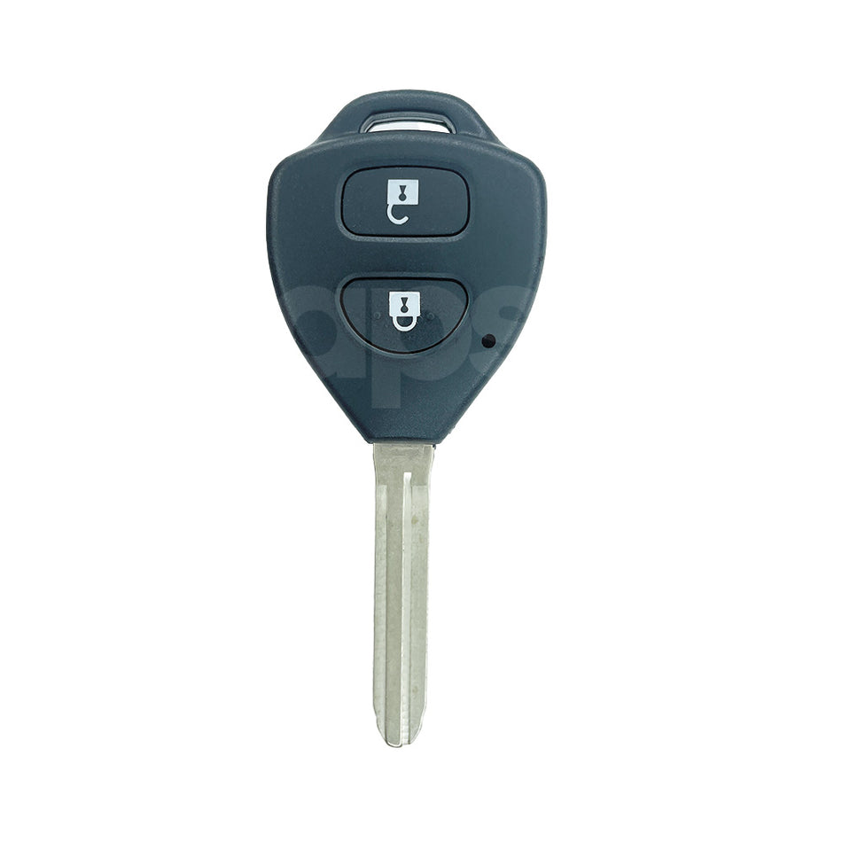 Toyota Hilux/Hiace 2 Buttons TOY43 Blade Remote Key Shell Without Logo Slot