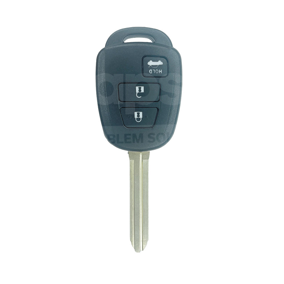 Toyota Fortuner 2014 Remote Key Shell 3 Buttons TOY43 Blade
