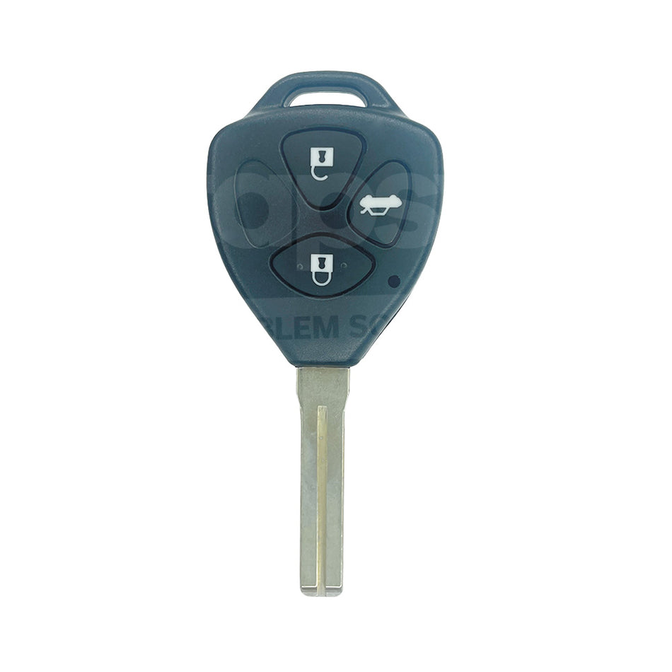 Toyota 3 Buttons TOY40 Blade Remote Key Shell Trunk