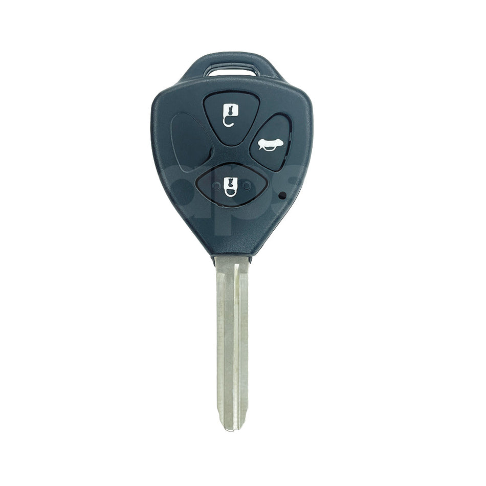 Toyota Prado 3 Buttons TOY43 Blade Remote Key Shell