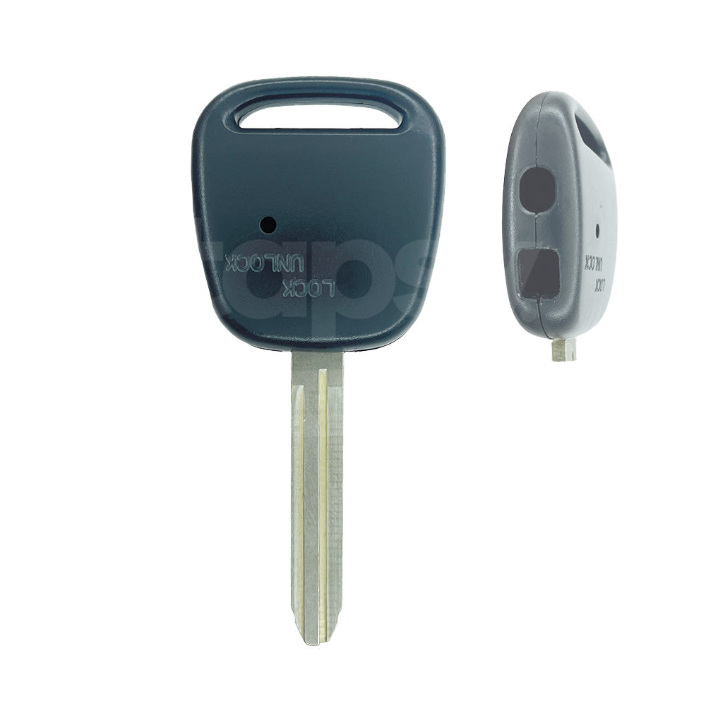 Toyota Side 2 Buttons TOY43 Blade Remote Key Shell