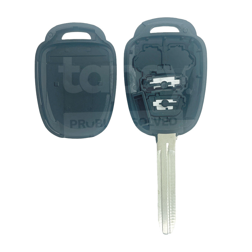 Toyota Yaris/Hiace 2014 2 Buttons TOY43 Blade Remote Key Shell