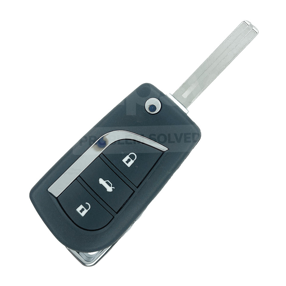 Toyota Corolla 3 Buttons TOY48 Blade Flip Remote Shell
