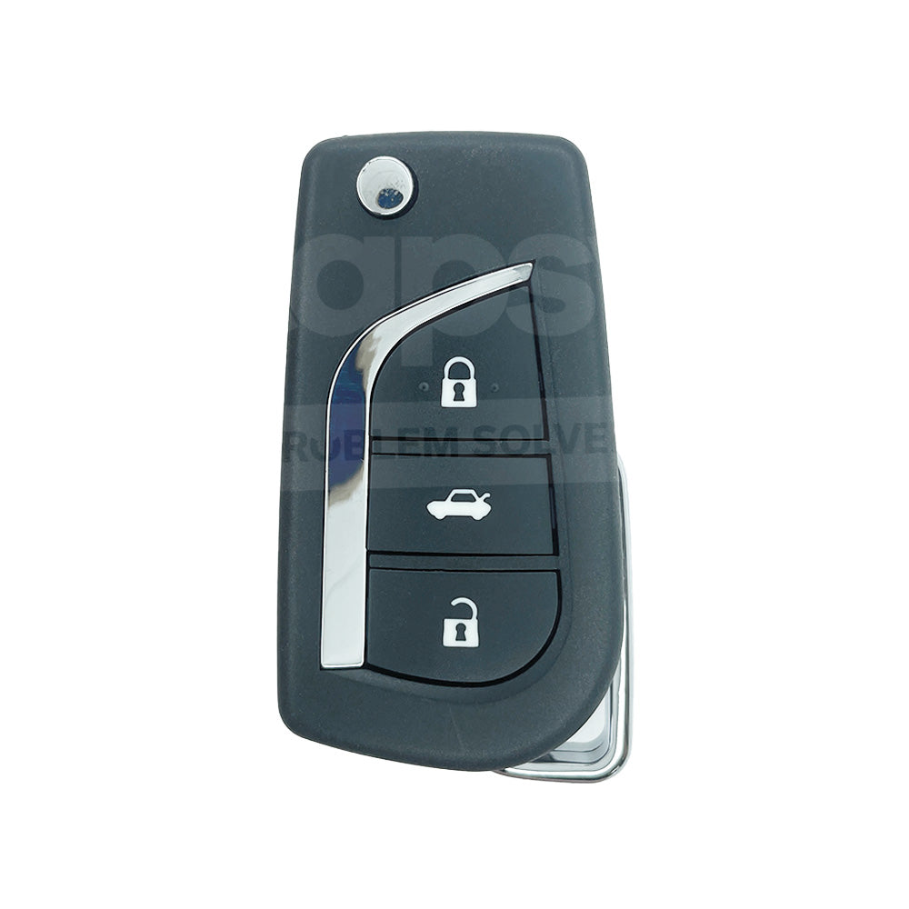 Toyota Corolla 3 Buttons TOY48 Blade Flip Remote Shell