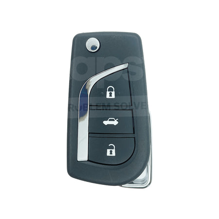 Toyota Corolla 3 Buttons TOY48 Blade Flip Remote Shell