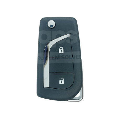 Toyota Corolla/Hilux 2 Buttons TOY48 Blade Flip Remote Shell
