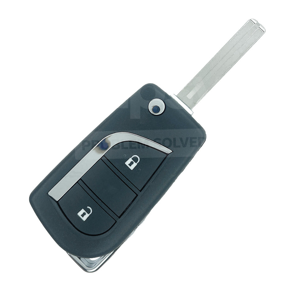 Toyota Corolla/Hilux 2 Buttons TOY48 Blade Flip Remote Shell