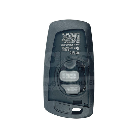 BMW 4 Buttons Smart Remote Key Shell/Case Red Colour With Emergency Blade