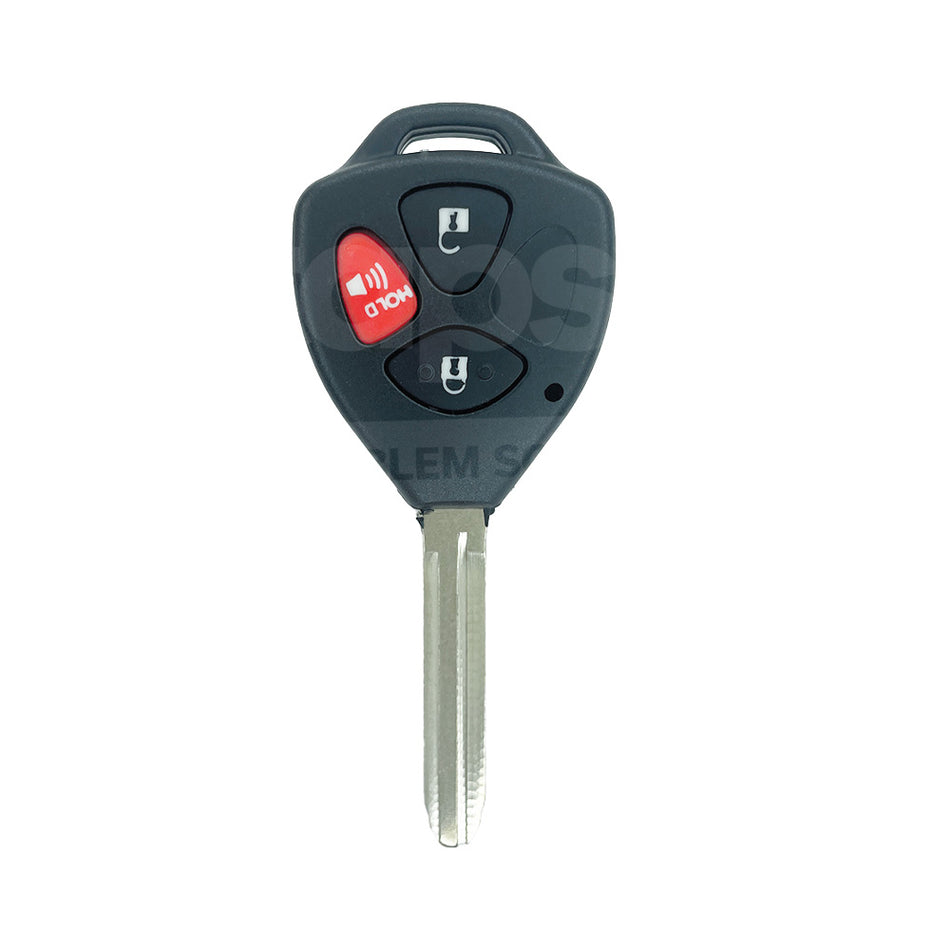 Toyota Rav4 3 Buttons Remote Key Shell TOY43 Blade