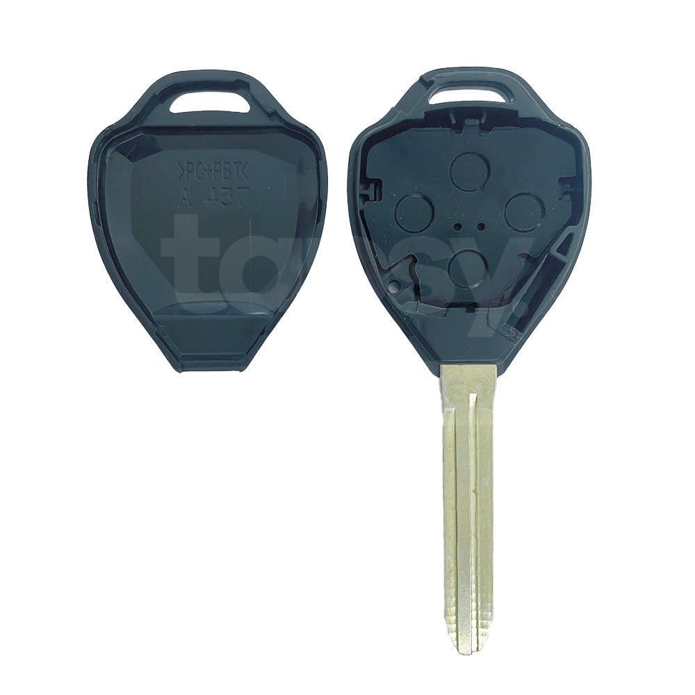 Toyota Rav4 3 Buttons Remote Key Shell TOY43 Blade