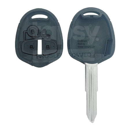 MITSUBISHI 3 Buttons Remote Key Shell/Case Back Screw Style MIT8 Blade