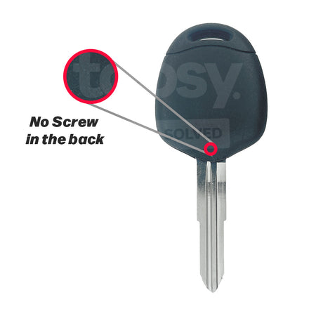 MITSUBISHI 3 Buttons Remote Key Shell/Case Back Screw Style MIT8 Blade
