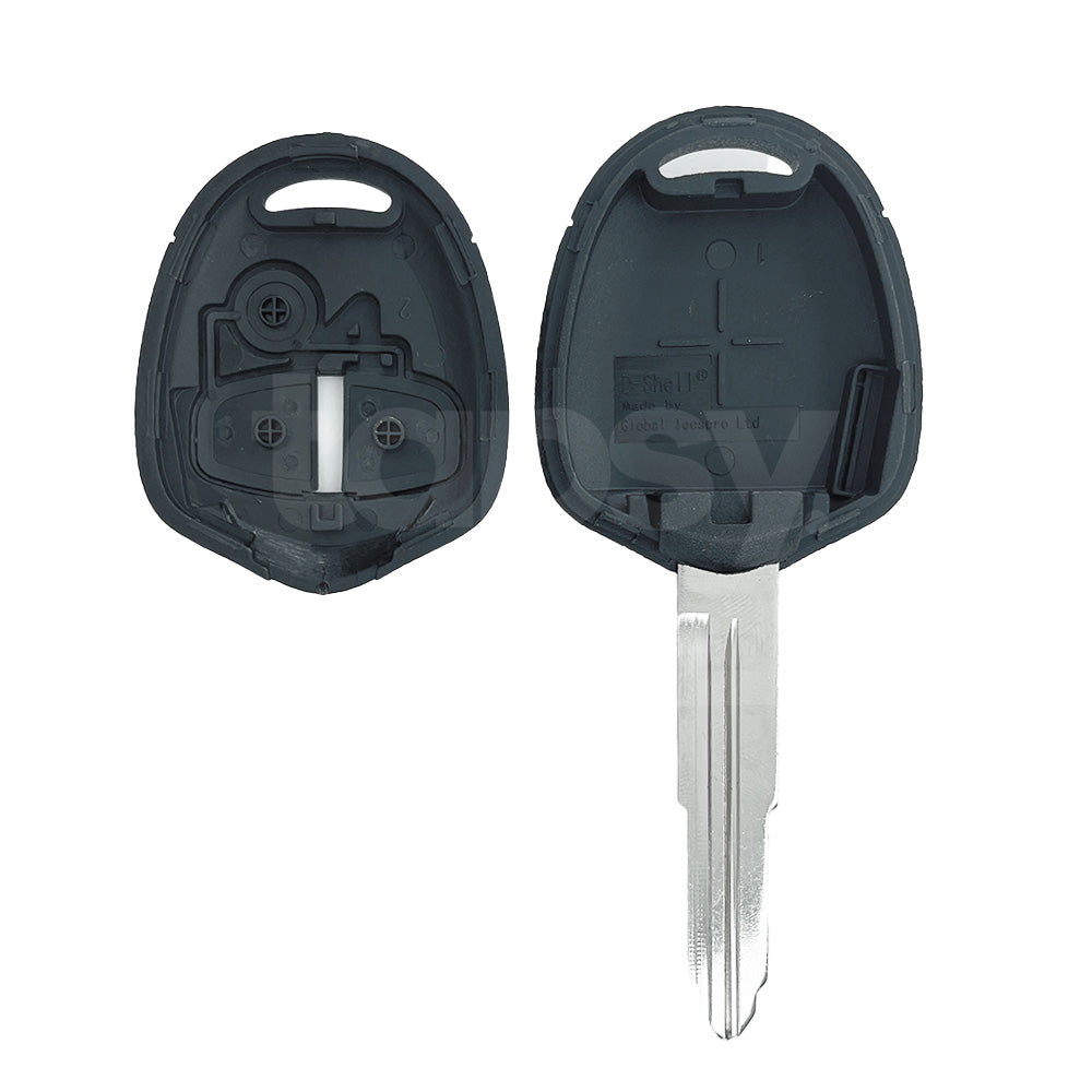 MITSUBISHI 3 Buttons Remote Key Shell MIT11R Blade
