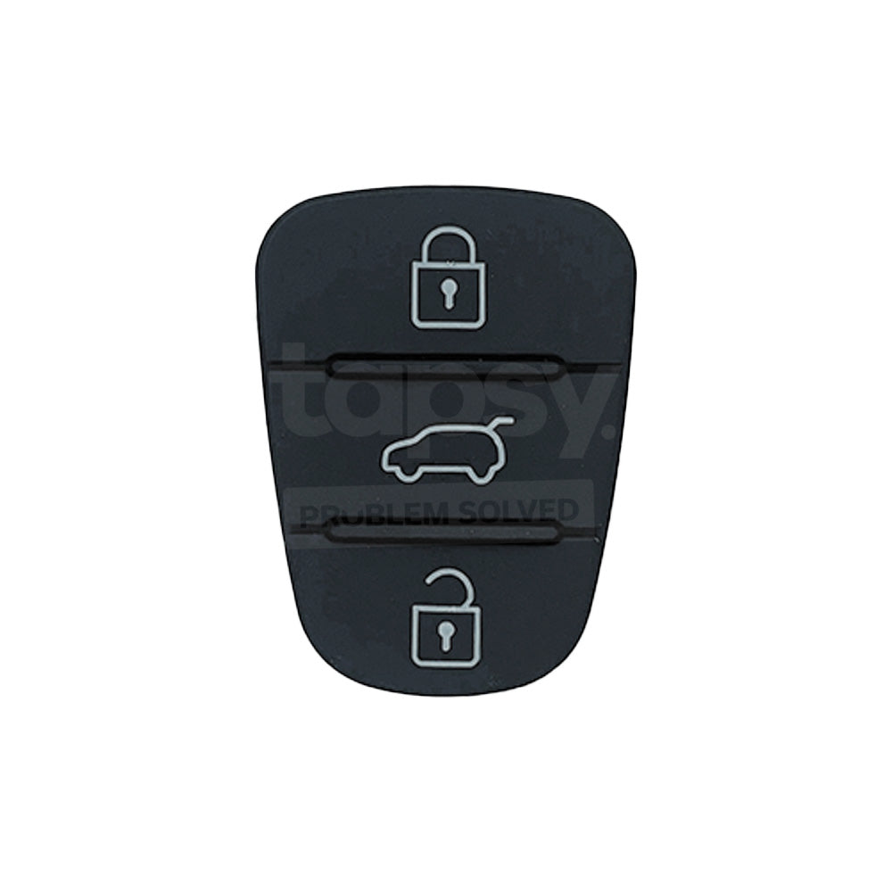 Hyundai Remote Key Rubber Buttons SUV Type