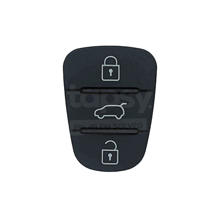 Hyundai Remote Key Rubber Buttons SUV Type