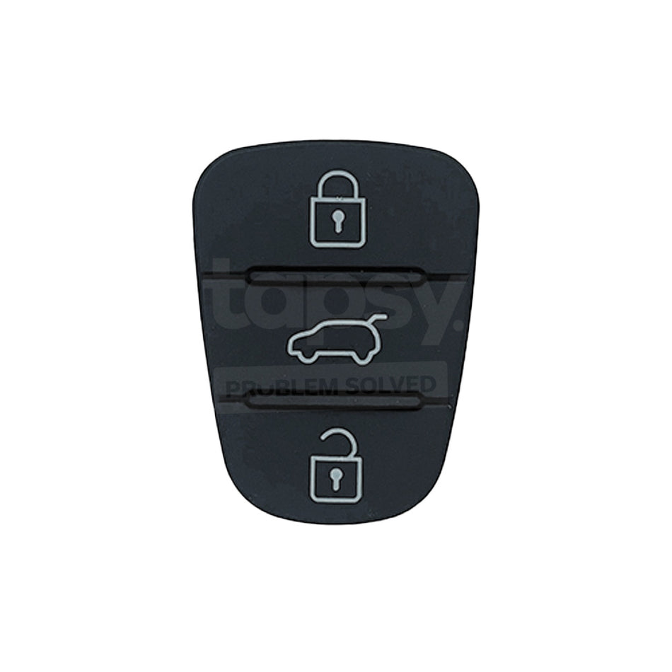 Hyundai Remote Key Rubber Buttons SUV Type