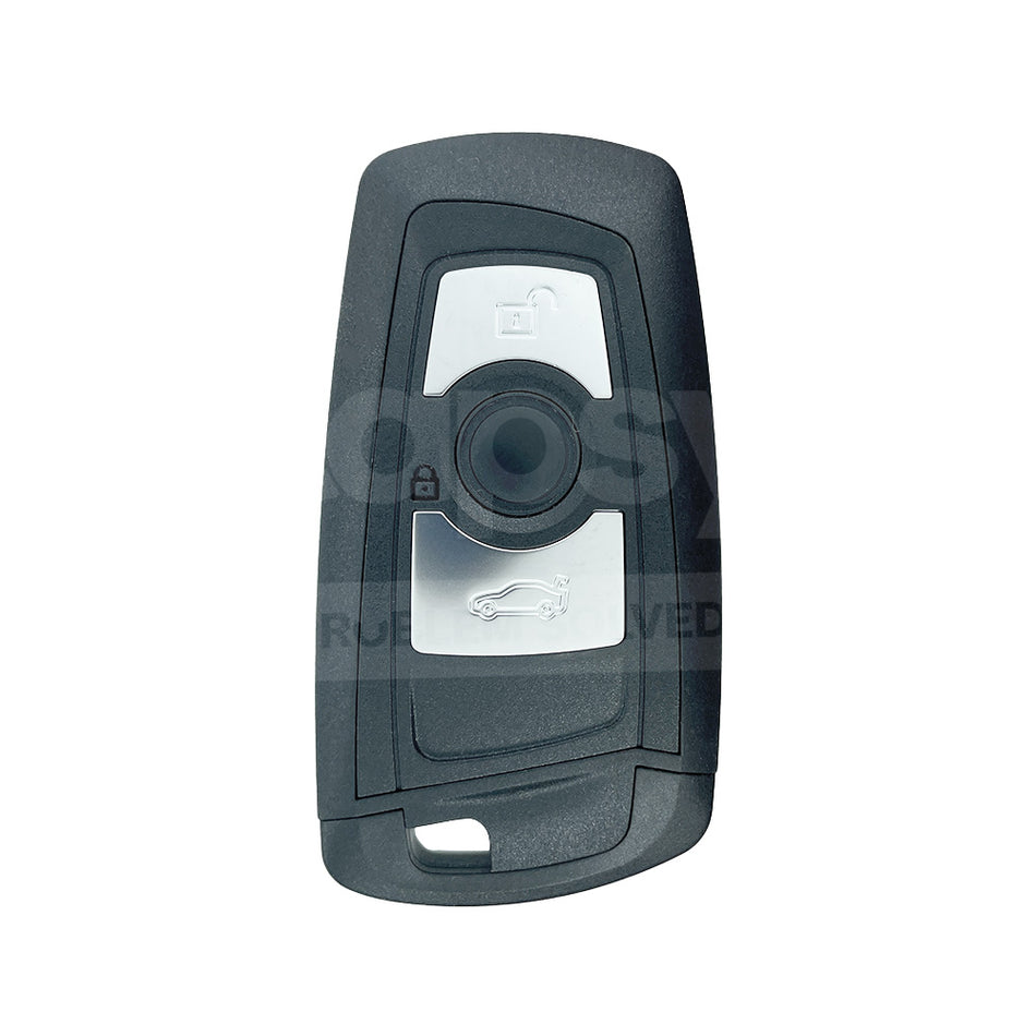 BMW 3 Buttons Smart Remote Key Shell/Case Black Colour With Emergency Blade