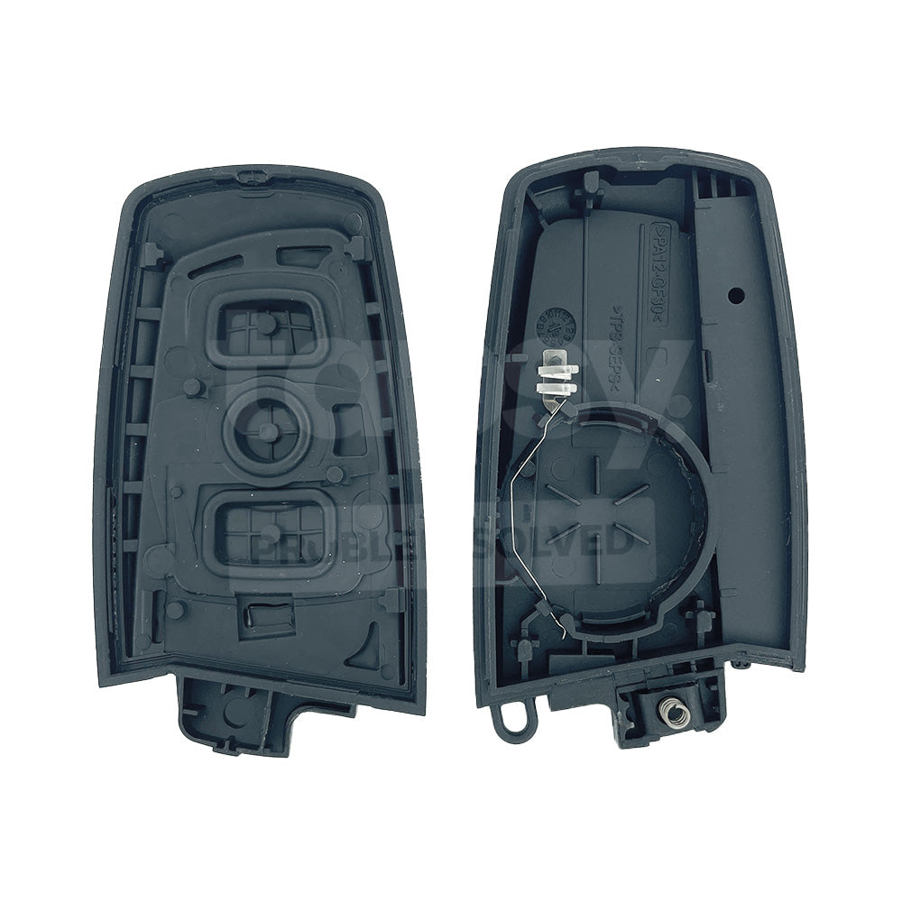 BMW 3 Buttons Smart Remote Key Shell/Case Black Colour With Emergency Blade