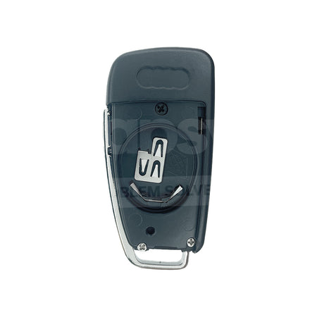 Audi 3 Buttons Flip Remote Shell With HU66 Blade