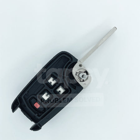 HOLDEN 3+1 Buttons With Trunk Flip/Smart Remote Key Shell/Case HU100 Blade