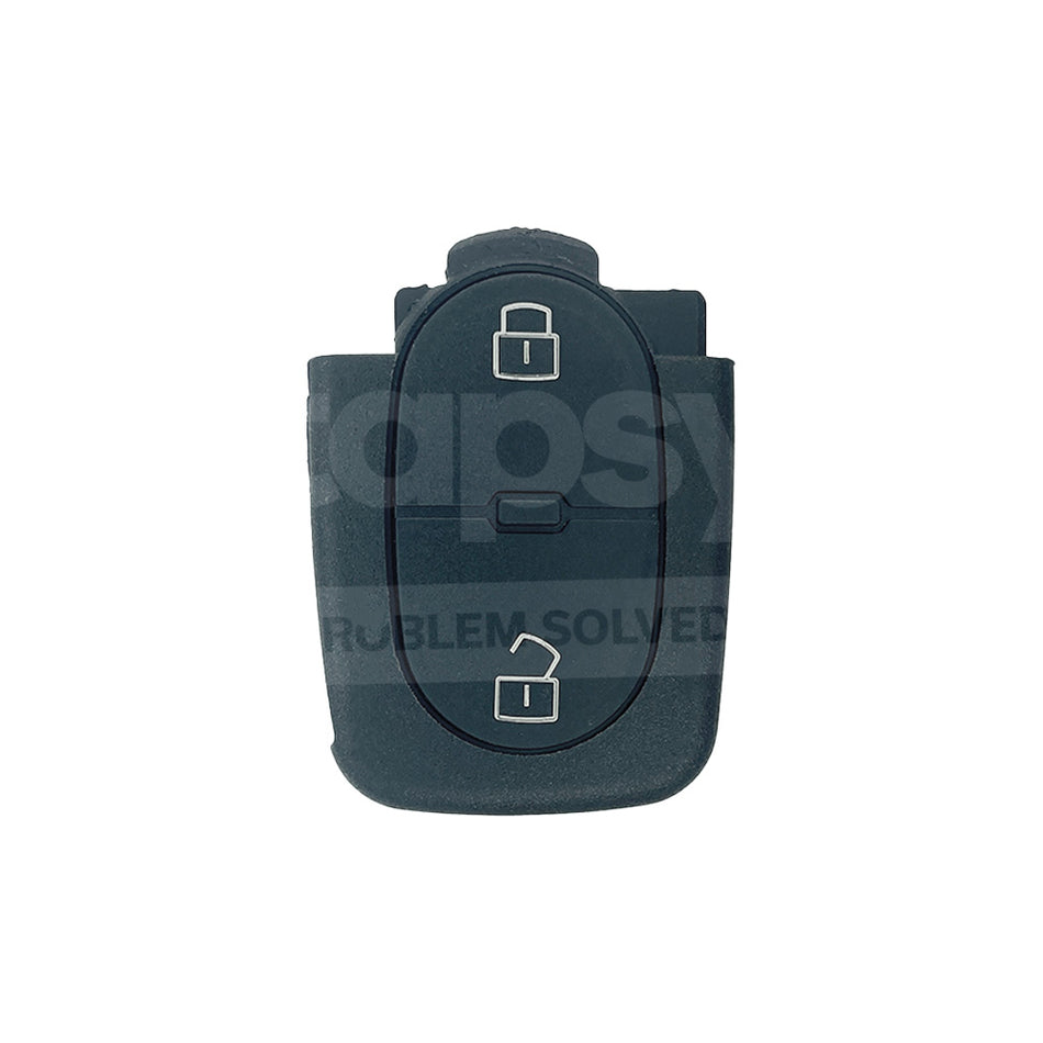 Audi 2 Buttons Remote Shell with Small Battery Holder