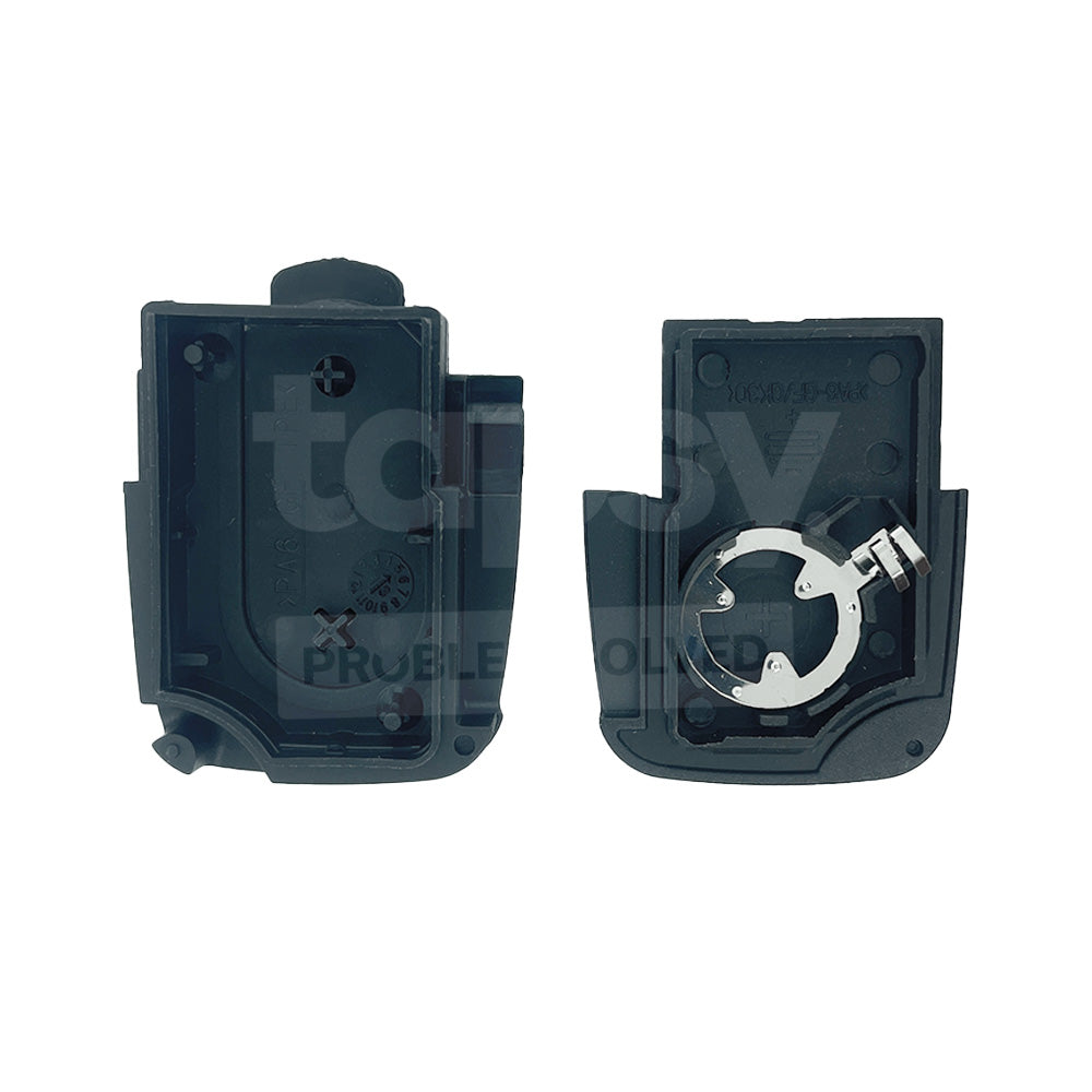 Audi 2 Buttons Remote Shell with Small Battery Holder